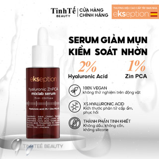 COMBO Giảm mụn Mờ thâm Sáng da Serum EKSEPTION ZNPCA 75ML & BABE Department Control Fluid 40ml