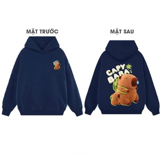 Áo Hoodie CAPYBARA  Nam Nữ Form Rộng, Áo Hoodie Unisex Chất Liệu Nỉ nam nữ mặc cực chất M01
