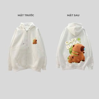 Áo Hoodie CAPYBARA  Nam Nữ Form Rộng, Áo Hoodie Unisex Chất Liệu Nỉ nam nữ mặc cực chất M01