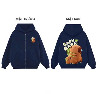 Áo Hoodie CAPYBARA  Nam Nữ Form Rộng, Áo Hoodie Unisex Chất Liệu Nỉ nam nữ mặc cực chất M01