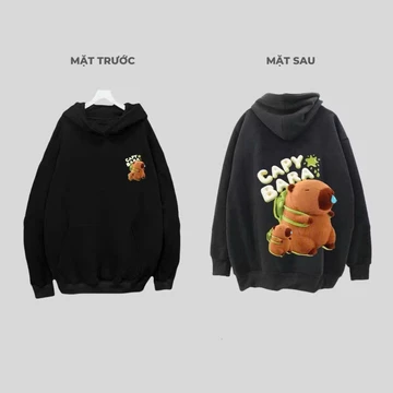 Áo Hoodie CAPYBARA Nam Nữ Form Rộng, Áo Hoodie Unisex Chất Liệu Nỉ nam nữ mặc cực chất M01