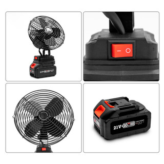 Quạt Tích Điện Mini DIDOOGLT Để Bàn Lượng Lớn 10 Cell Làm Mát Cực Nhanh, Sử Dụng Liên Tục Nhiều Giờ