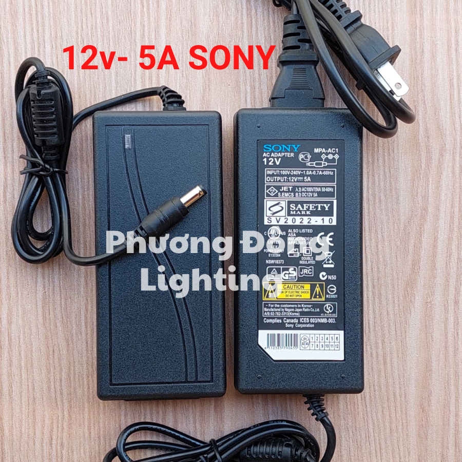 Bộ đổi nguồn Adaptor 12V 1A  - 2A  - 3A  - 5A - 5A Sony - 6A  Sony - 10A