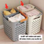 Giỏ Đựng Quần Áo Bẩn ENODA HOME, Giỏ Đựng Đồ Lót Có Quai Xách, 3 Kích Thước Đa Dạng Lựa Chọn Q048