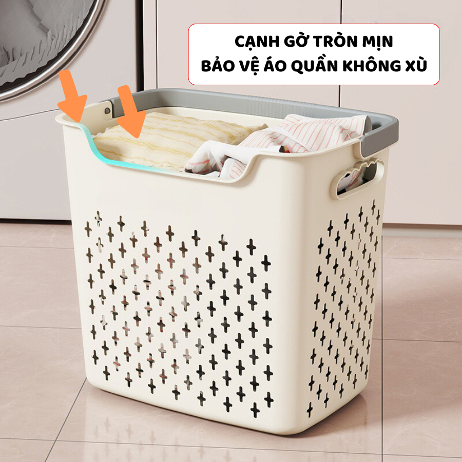 Giỏ Đựng Quần Áo Bẩn ENODA HOME, Giỏ Đựng Đồ Lót Có Quai Xách, 3 Kích Thước Đa Dạng Lựa Chọn Q048
