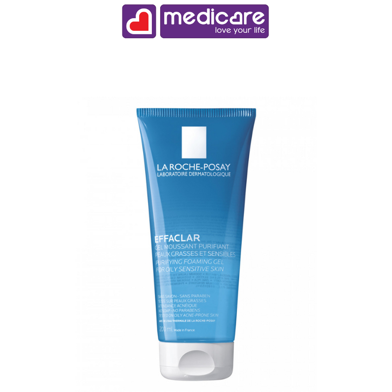 Gel rửa mặt LA ROCHE-POSAY LABORATOIRE DERMATOLOGIQUE tạo bọt dành cho da dầu 200ml và 400ml