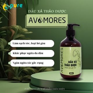 Dầu Gội Thảo Dược, Dầu Xả Thảo Dược AVAMORES - 100% Thiên Nhiên - Giảm Gãy Rụng, Loại Bỏ Gàu