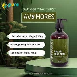 Dầu Gội Thảo Dược, Dầu Xả Thảo Dược AVAMORES - 100% Thiên Nhiên - Giảm Gãy Rụng, Loại Bỏ Gàu
