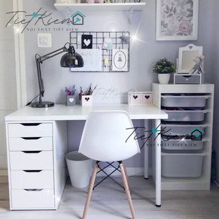 Bàn IKEA gỗ - Ikea desk 1m2 Nội Thất Tiết Kiệm BLV999