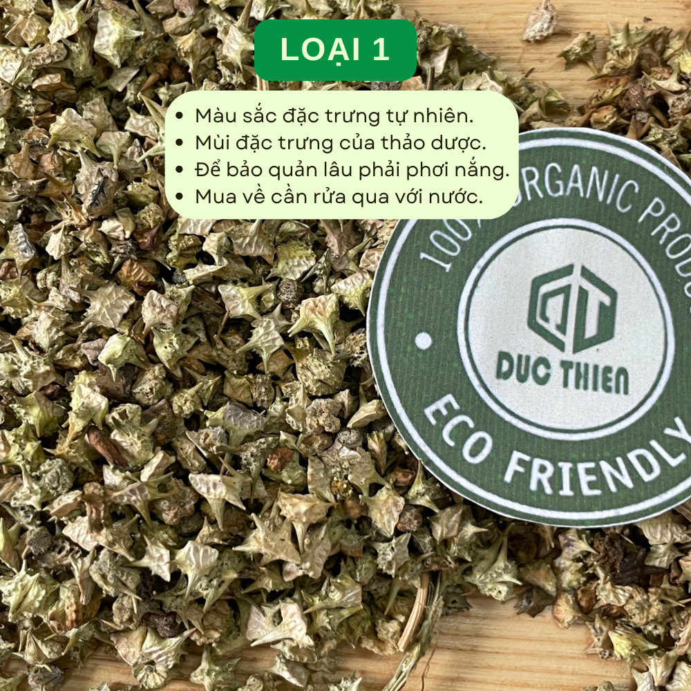 Trà Bạch Tật Lê Có Sao Vàng (Gai Ma Vương) Đức Thiện (Khô, Sạch, Thơm) - Hỗ Trợ Bổ Thận, Tráng Dương