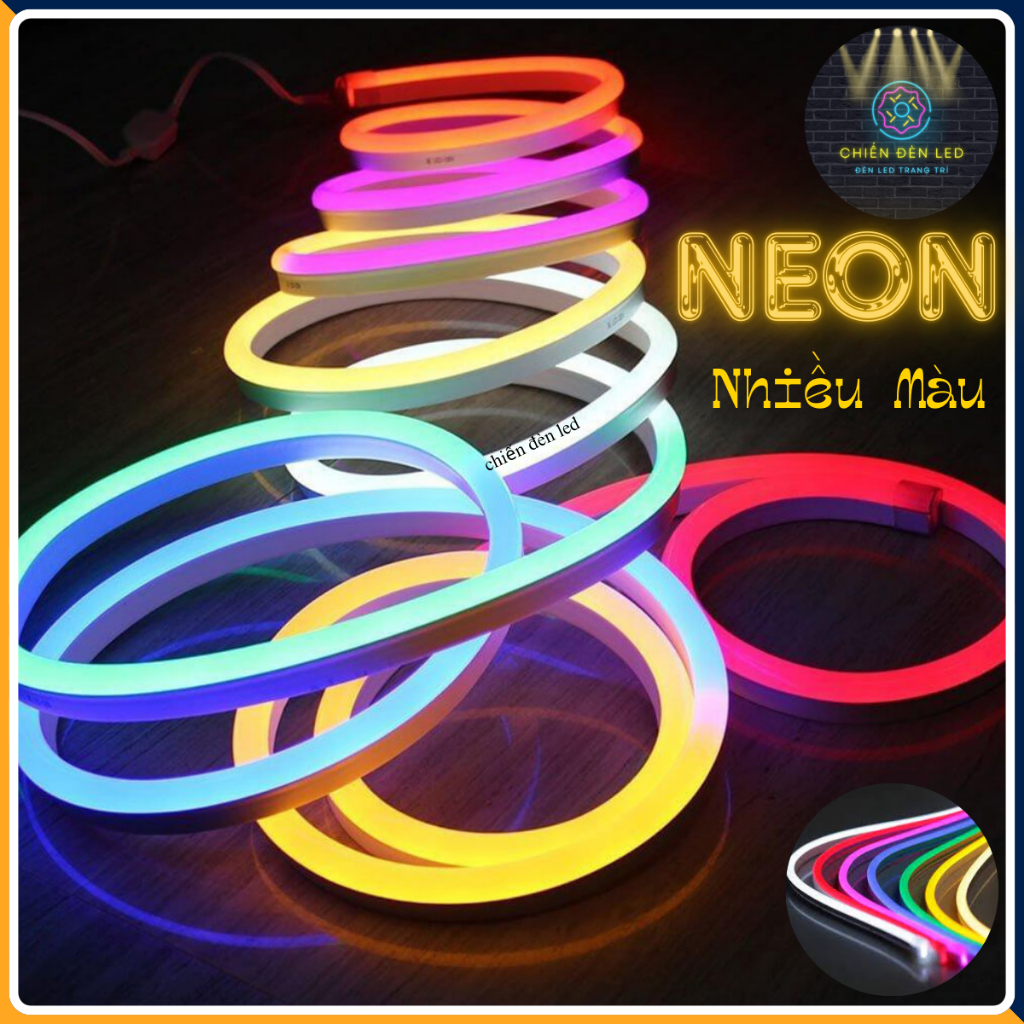 Giá Bán 1m Đèn LED Neon 12V - 2835 - IP65 cuộn 50m - Đỏ, Cam, Vàng Nhạt ...