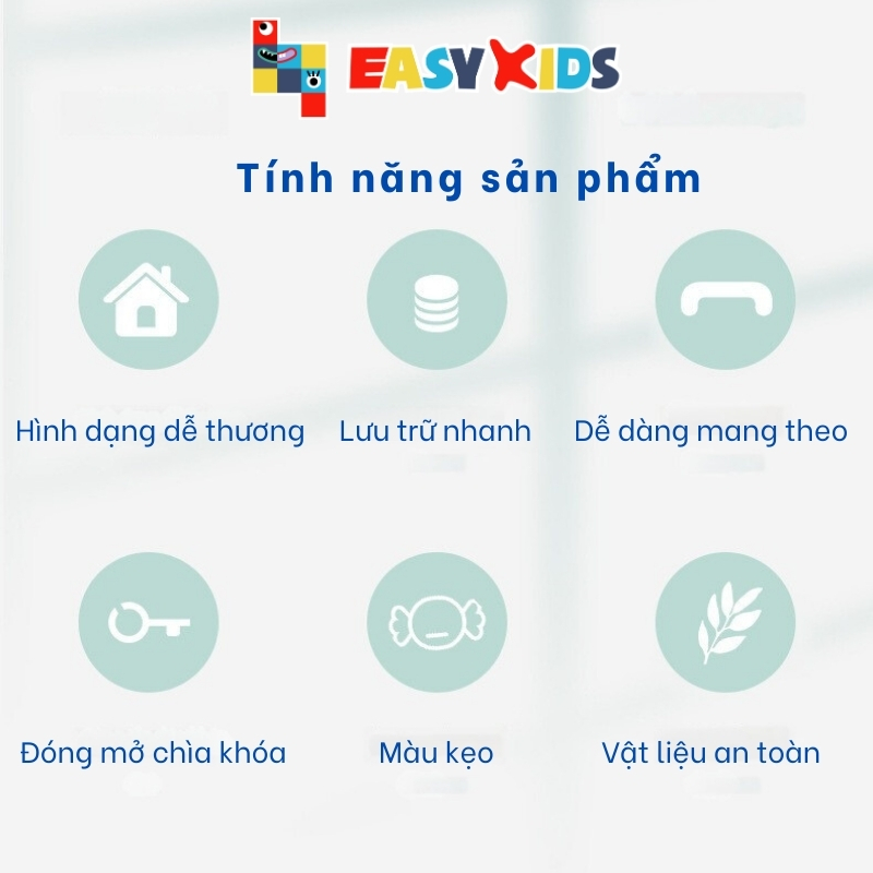 Hộp Ống heo đựng tiền tiết kiệm có khóa dễ thương kèm sticker cho bé giáo dục tài chính sớm