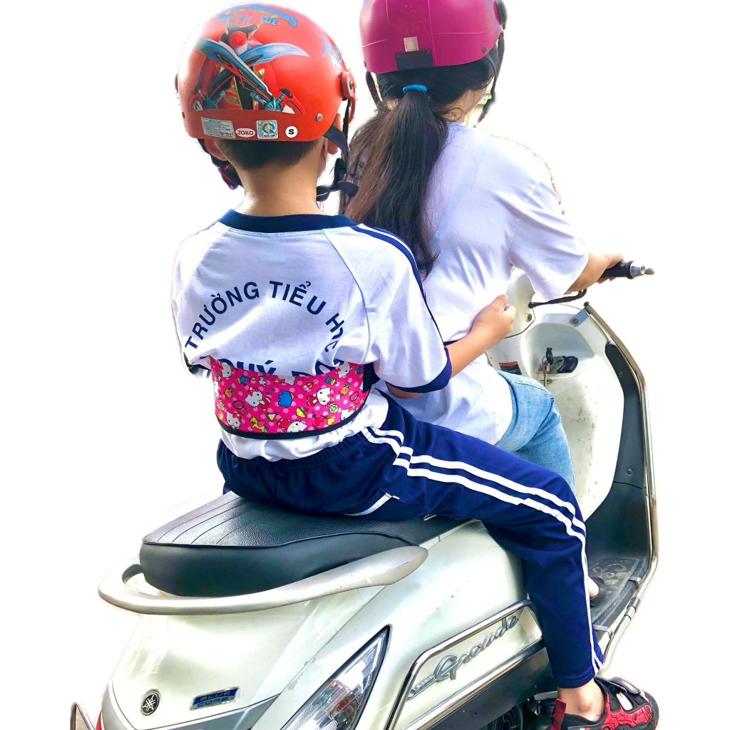 [ ĐAI HOẠT HÌNH ] Đai xe máy cho bé ,Đai an toàn cho bé đi xe máy loại CAO CẤP,CHẮC CHẮN,ĐAI MỚI ĐI XE MÁY GẤP SIÊU GỌN