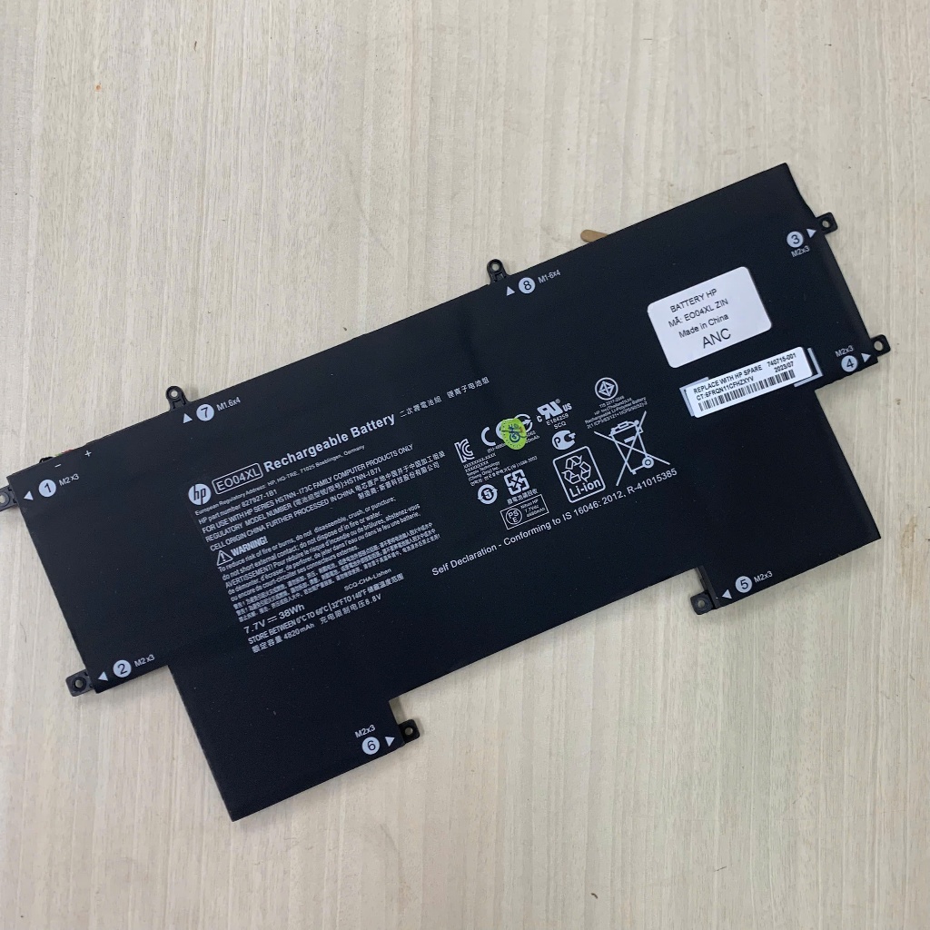 PIN HP ELITEBOOK FOLIO G1 EO04XL ZIN 4 CELL New 100% Bảo hành 6 tháng lỗi 1 đổi 1