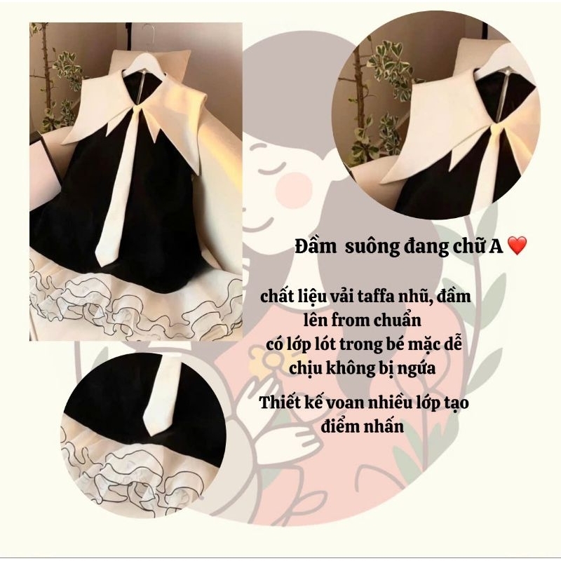 Đầm Suông Thiết Kế Baby Doll Cho Mẹ Và Bé Gái – Phong Cách Dễ Thương, Đủ Size Từ Nhỏ Đến Lớn