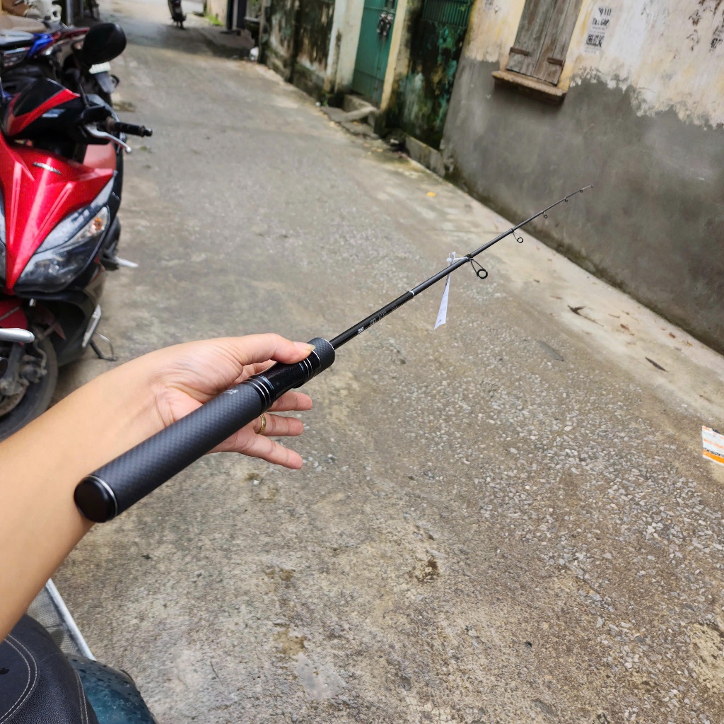 Cần Rút Cao Cấp Siêu Mini Orca - Độ Cứng L - --- Thu gọn 27cm- 30cm ...