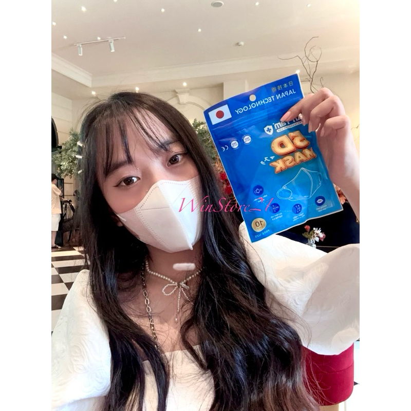 Live- Khẩu trang 5D An Tâm CHÍNH HÃNG quai thun, kháng khuẩn đa dạng màu sắc