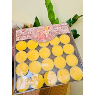 Nến Bơ Thực Vật Không Khói 100 Viên ( 4 giờ)