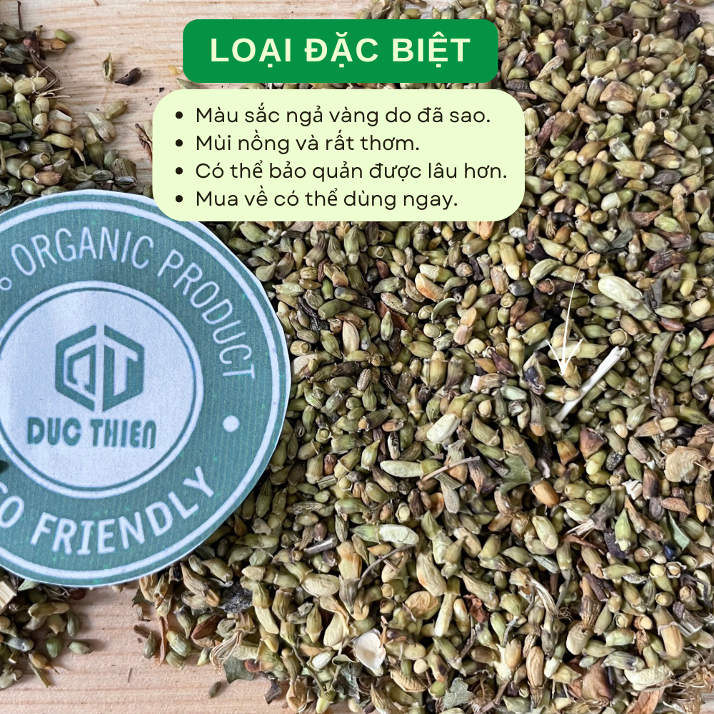 100g, 200g Trà Hoa Hòe Loại 1 Sấy Khô Nguyên Nụ Giúp Thanh Nhiệt Giảm Mỡ Máu, Ổn Định Huyết Áp