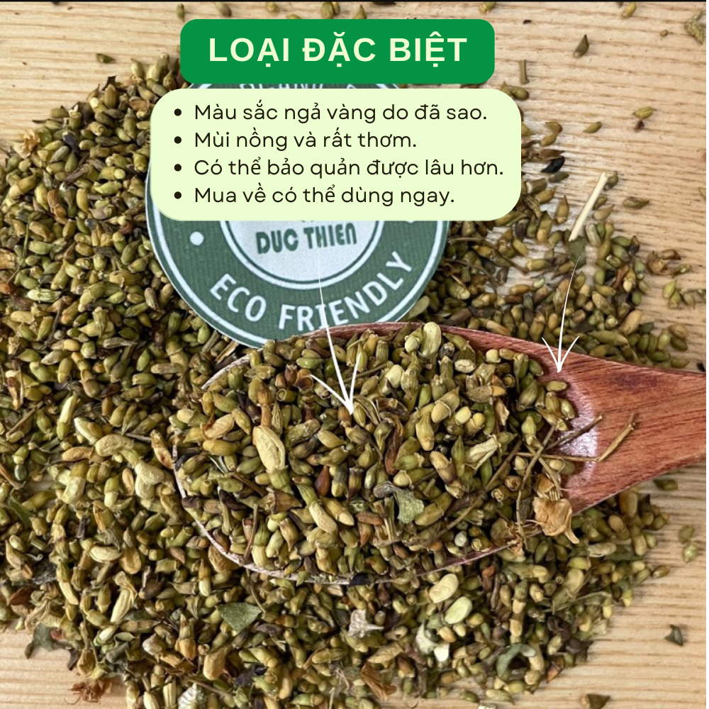 100g, 200g Trà Hoa Hòe Loại 1 Sấy Khô Nguyên Nụ Giúp Thanh Nhiệt Giảm Mỡ Máu, Ổn Định Huyết Áp