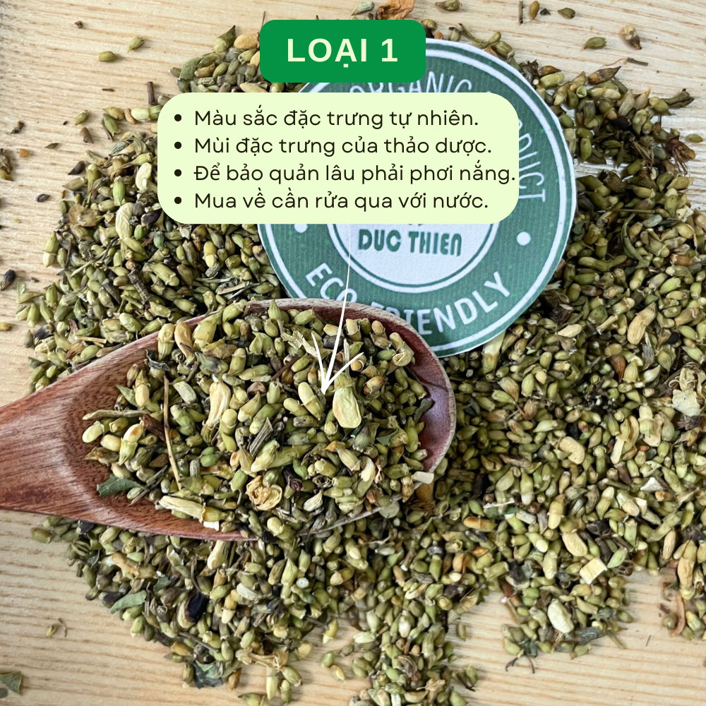 100g, 200g Trà Hoa Hòe Loại 1 Sấy Khô Nguyên Nụ Giúp Thanh Nhiệt Giảm Mỡ Máu, Ổn Định Huyết Áp