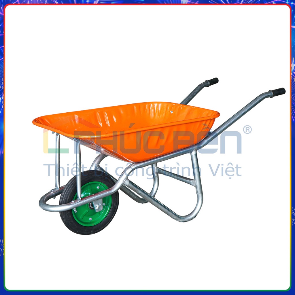 Xe rùa thùng dày, bánh đặc Caster 3.00-8. Xe rùa thùng dày Phúc Bền ...