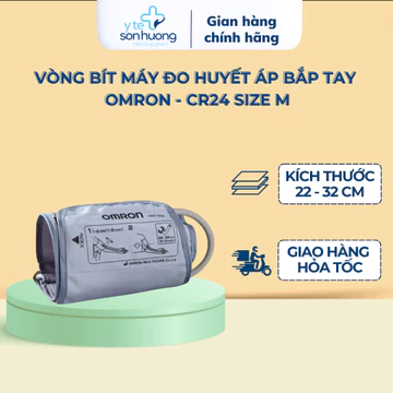Vòng bít máy đo huyết áp bắp tay OMRON-Bao vải huyết áp Omron-CR24 (size M