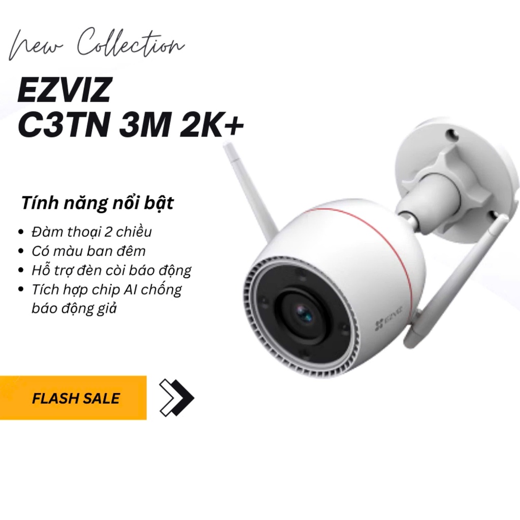 Đánh giá Camera EZVIZ H3C/C3TN 3MP 2K: Giám sát Ngoài Trời Siêu Nét, Có Màu Ban Đêm