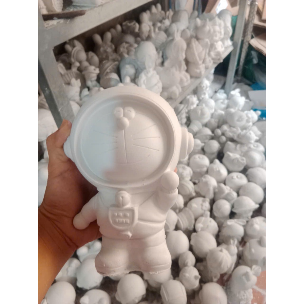 [Được chọn mẫu] Bộ tượng tô màu CHỦ ĐỀ PHIM HOẠT HÌNH bằng thạch cao 3D kích thước 17-25 cm cho bạn thoải thức sáng tạo