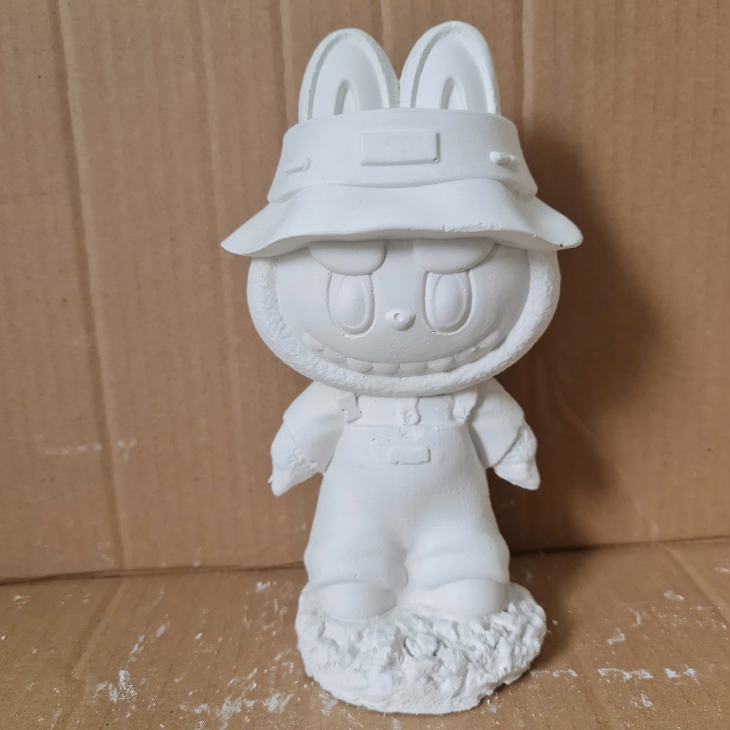 [Được chọn mẫu] Bộ tượng tô màu KUROMI - LABUBU-CAPYBARA bằng thạch cao 3D kích thước 20 cm cho bạn thoải thức sáng tạo