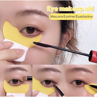 Khuôn Kẻ Mắt Mascara Hình Chữ Y Bằng Silicon Mềm Có Thể Tái Sử Dụng Cho Người Mới