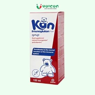 Siro Kan tăng đề kháng chai 120ml, hỗ trợ tăng cường hệ miễn dịch cho bé, giảm ổm vặt, bé ăn ngon