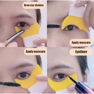 Khuôn Kẻ Mắt Mascara Hình Chữ Y Bằng Silicon Mềm Có Thể Tái Sử Dụng Cho Người Mới