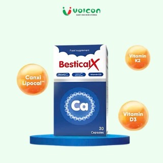 Canxi Bestical chính hãng hỗ trợ tăng chiều cao cho bé, Bestical X canxi hữu cơ cho bé