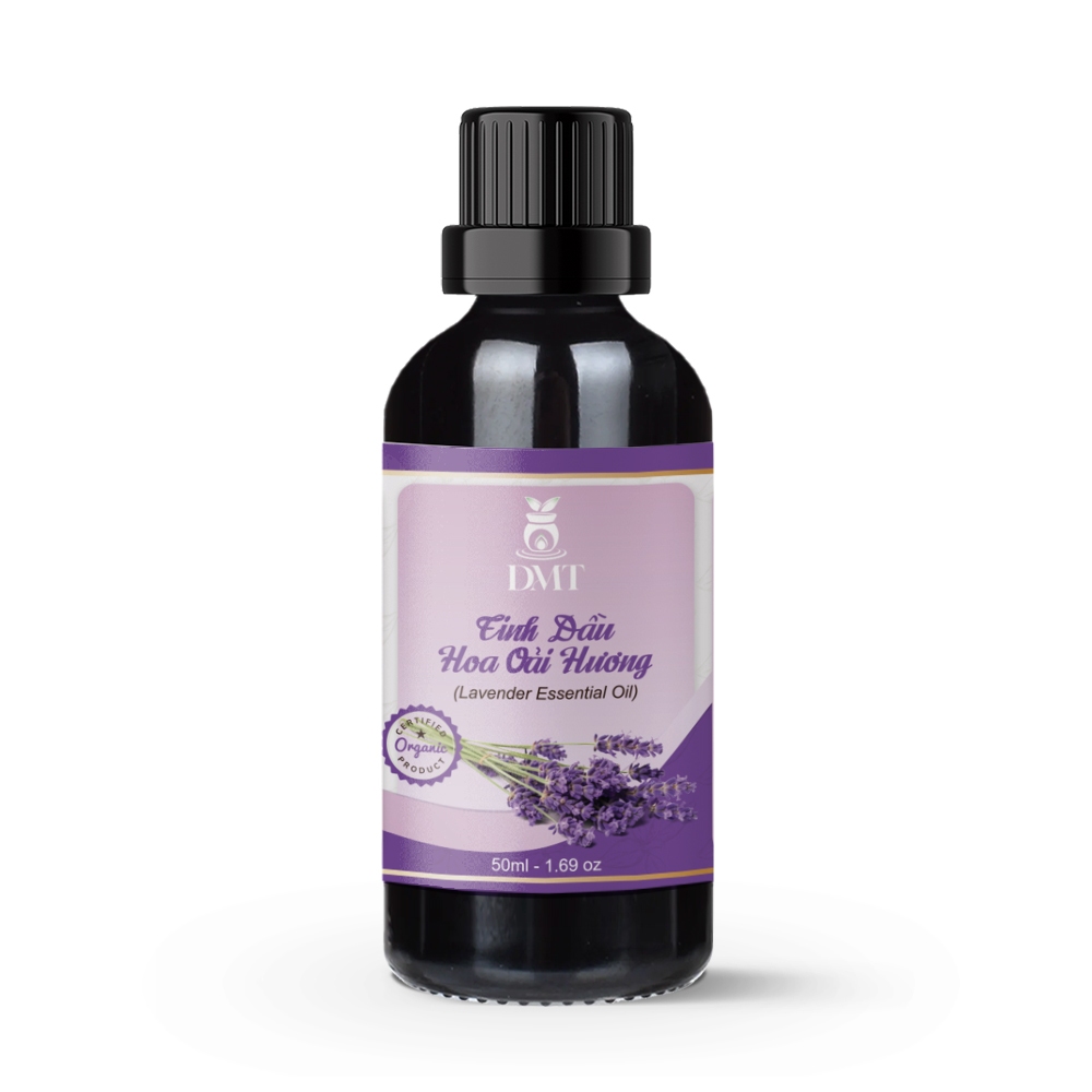 Tinh dầu Lavender Oải Hương DMT - Thơm dịu không gian, phù hợp phòng ngủ, phòng làm việc, ô tô