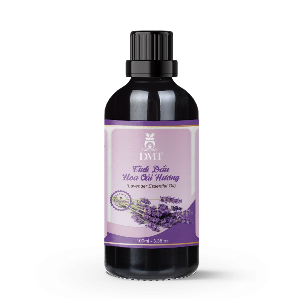 Tinh dầu Lavender Oải Hương DMT - Thơm dịu không gian, phù hợp phòng ngủ, phòng làm việc, ô tô