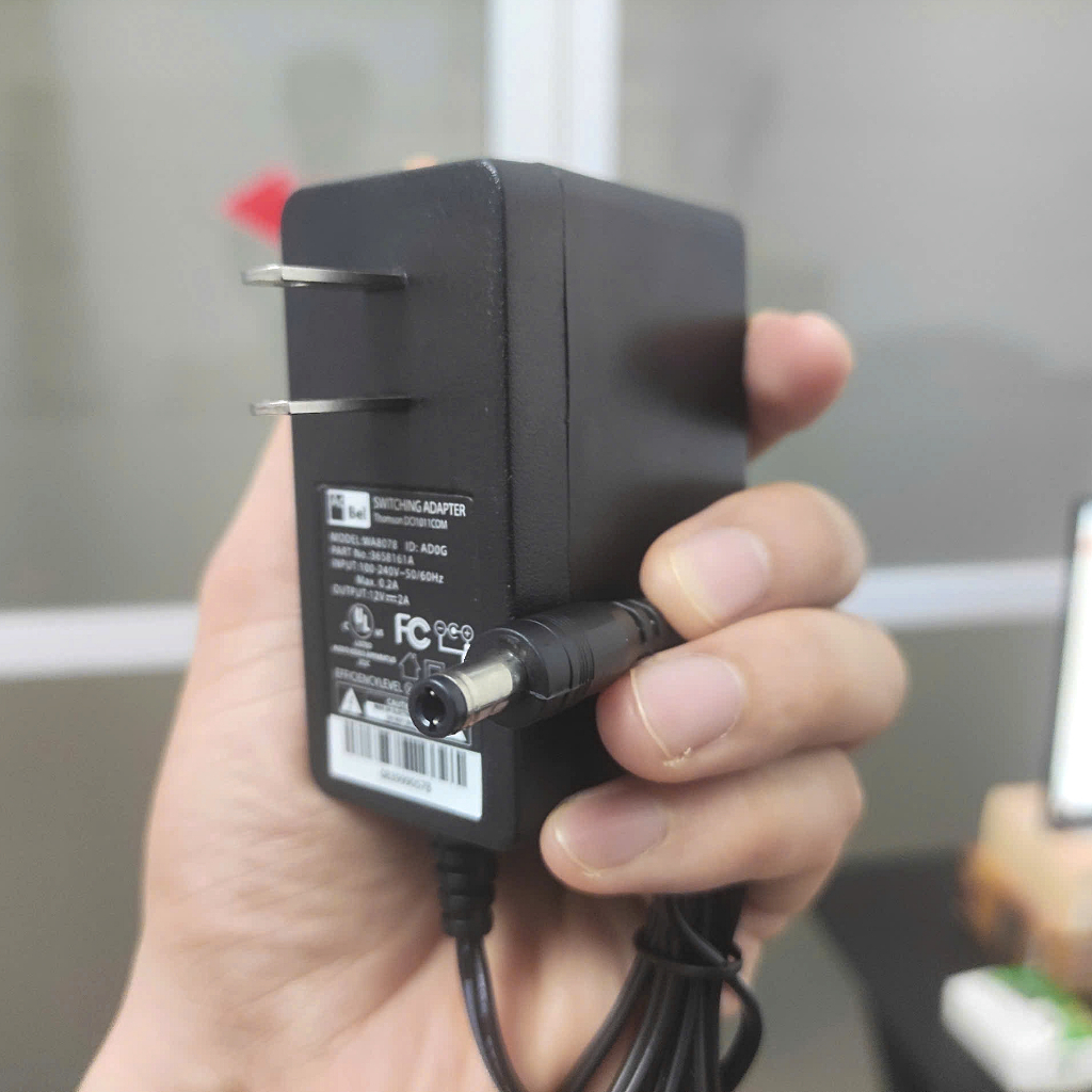 Nguồn Adapter loại xịn 12V 2A zin mới bóc máy chính hãng mới 100%