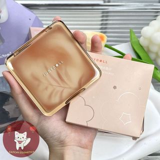 [JUDYDOLL] Bảng Phấn Tạo Khối JUDYDOLL Kèm Bắt Sáng 4 Ô, Hỗ trợ tạo khối và bắt sáng tự nhiên 9g