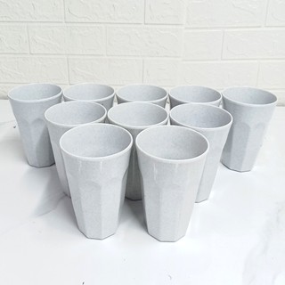 Combo 10 Ly Nhựa melamine size lớn 500ml (8.7cm x13cm) nhiều màu ly nhựa cứng cao cấp