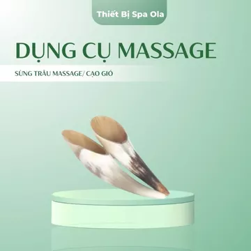 Dụng Cụ Massage Dụng Cụ Cạo Gió Sừng Trâu Loại 1 Giảm Căng Thẳng Dùng Trong Spa, Thẩm Mỹ Viện