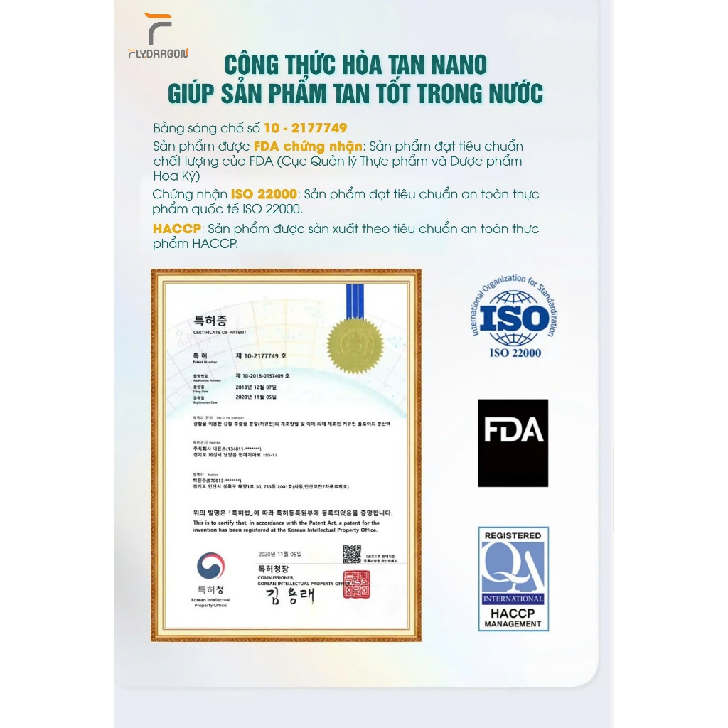 Tinh nghệ nano curcumin Medicumin DMR Hàn Quốc ngăn ngừa lão hóa (hộp 60 ống)