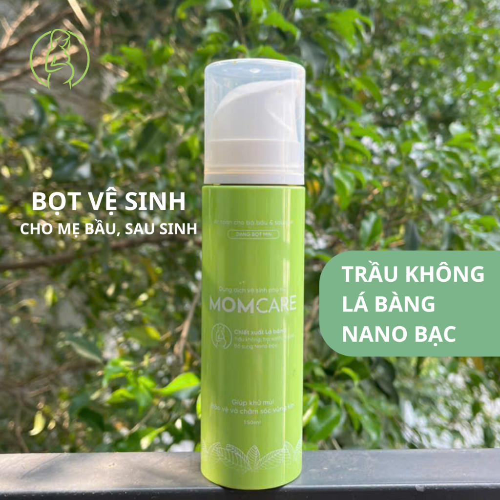 Combo 2 dung dịch vệ sinh Momcare cho mẹ bầu thiên nhiên an toàn