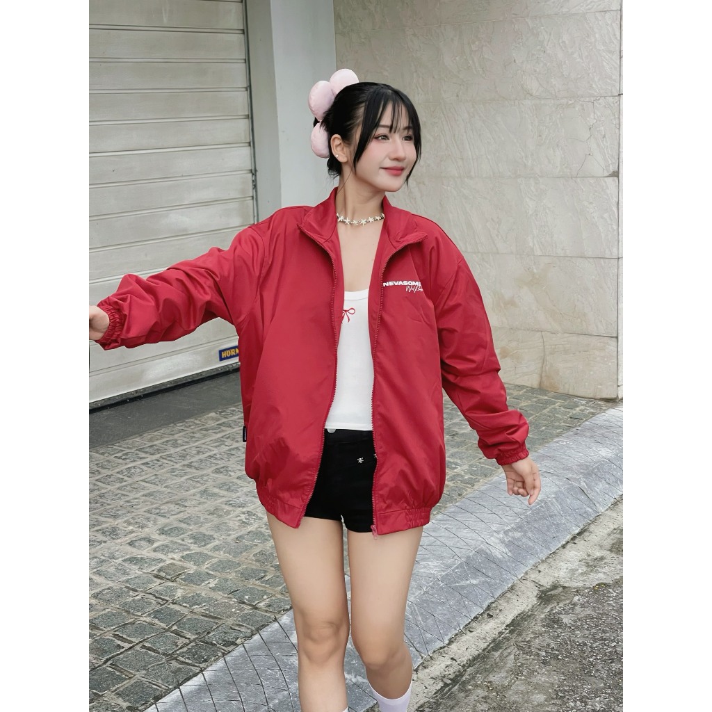 Áo Khoác Gió Wind-Breaker Local Brand NEVASOME 6 Màu Basic Form Oversize Nam Nữ