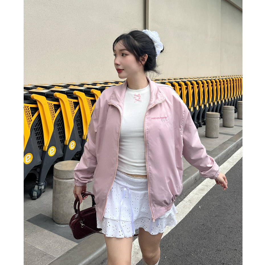 Áo Khoác Gió Wind-Breaker Local Brand NEVASOME 6 Màu Basic Form Oversize Nam Nữ