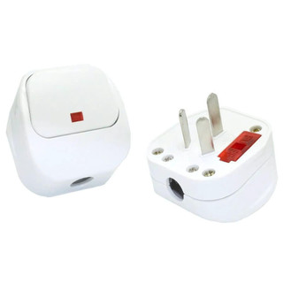 Phích Cắm Điện 3 Chấu 1 Cái Có Công Tắc | Cầu Chì Bảo Vệ | Chịu Tải Cao 220V Chống Cháy Lõi Đồng