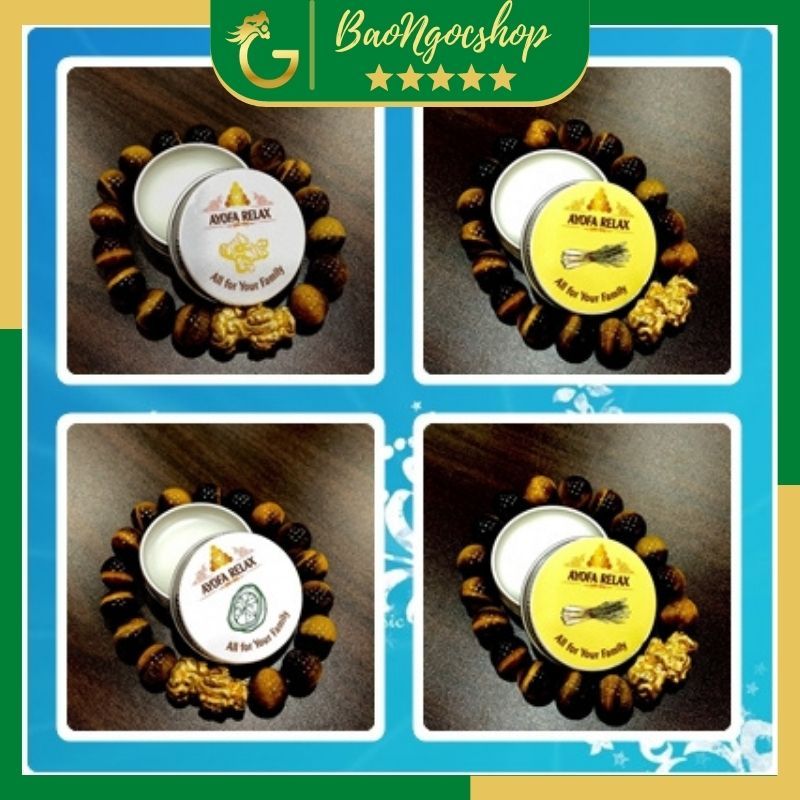 Cao ayofa relax 20g với 4 hương Quế, Gừng, Chanh, Sả Shopee Việt Nam
