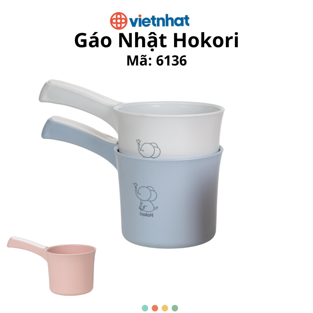 Gáo múc nước, Gáo tắm, Gáo Nhật sâu Chính Hãng Việt Nhật (mã 6136)