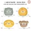 Tổng Hợp Khay ăn dặm silicone tai gấu đế chống trượt loại 4 ngăn 5 ngăn 3 ngăn silicone BPA FREE -Không hộp