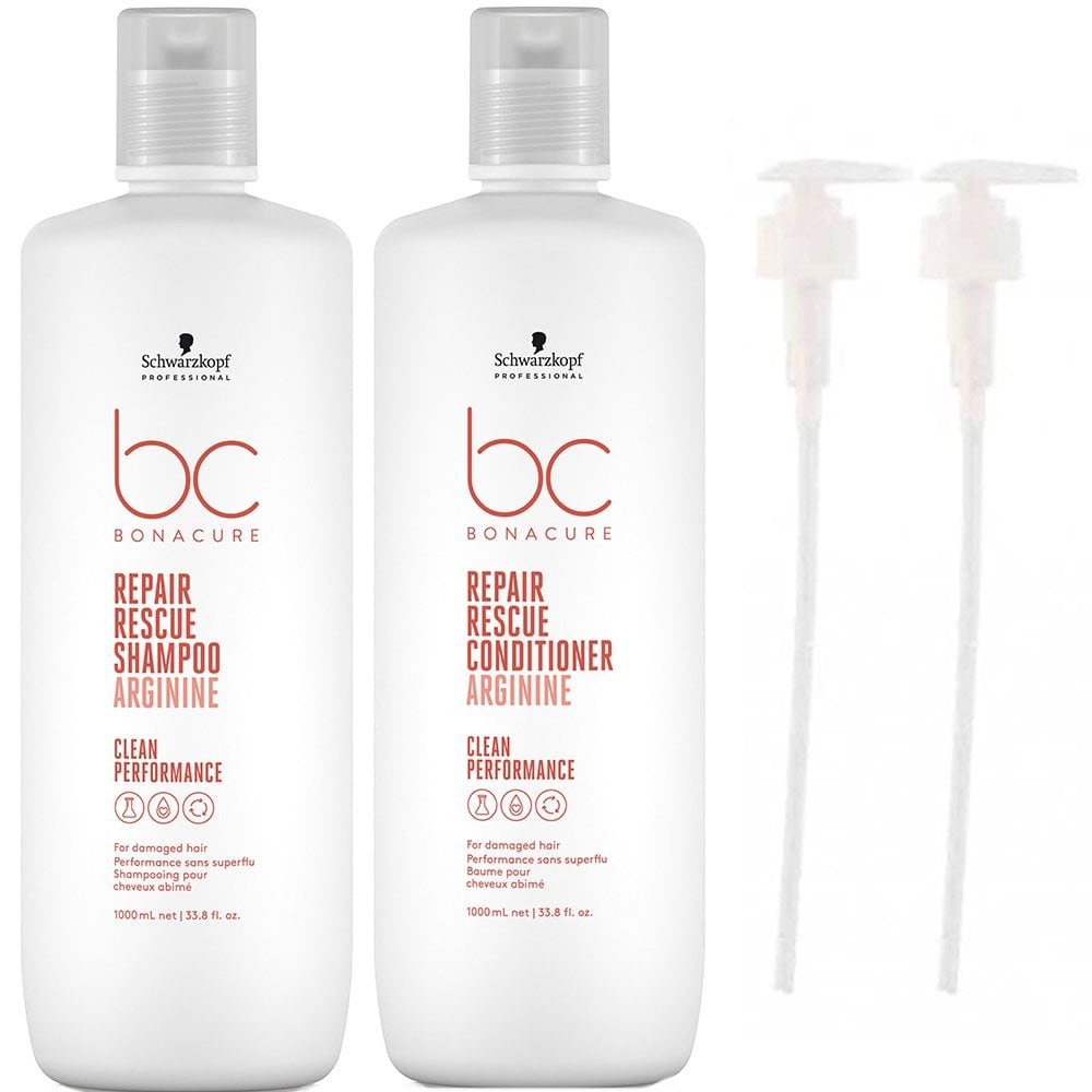 Bộ Dầu Gội Xả Phục Hồi Mềm Mượt Tóc Hư Tổn Nặng Schwarzkopf BC Repair Rescue Đức