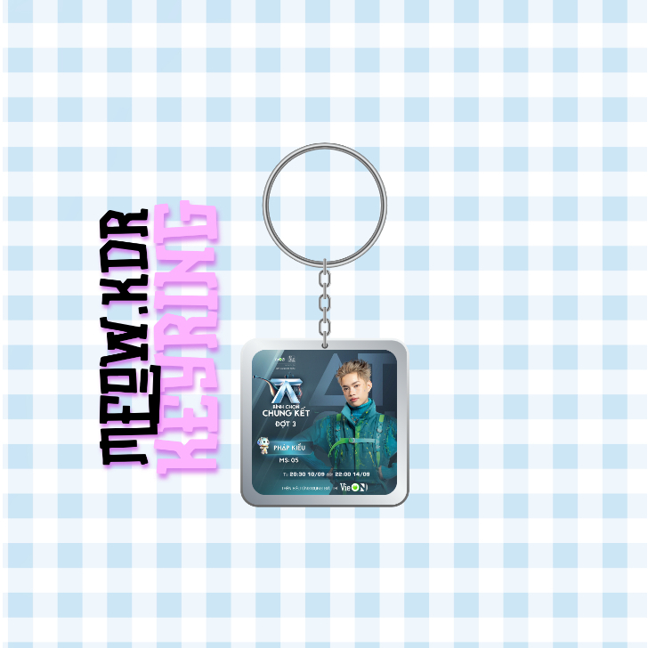 Móc khoá nhựa/Keyring chương trình Anh trai say Hi (Đọc mô tả để biết thêm thông tin)